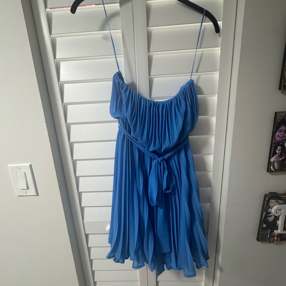 New size small blue mini dress
